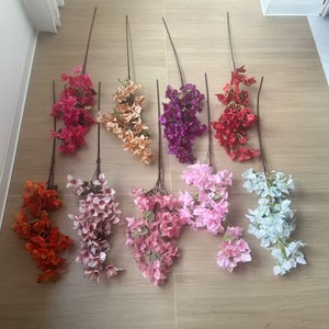 Single Stem <b>Artificial</b> Bougainvillea Multi-color Realistic Faux <b>Flower</b> Branch <b>for</b> DIY Floral <b>Arrangement</b> Decoration - Product Image 4