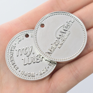 Pièce de monnaie souvenir moderne OEM en émail souple 3D gaufré et débossé, écologique, personnalisée en usine, pièce de monnaie en métal plaqué <span class=keywords><strong>argent</strong></span> avec logo en relief - Product Image 4