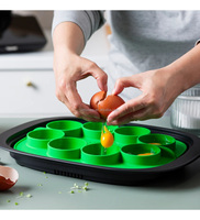 NOUVEAU 2026 – Moule flexible en silicone à 8 cavités, parfaitement compatible avec le plateau Varom TM7 pour Thermomix