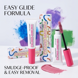 <span class=keywords><strong>Mascara</strong></span> coloré personnalisé pour extensions de cils, couleurs vibrantes, waterproof, longue tenue, fournisseur de cosmétiques en gros - Product Image 1