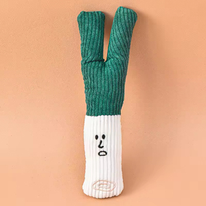 Kinghon KH-31448 <b>Pet</b> Plush <b>Toys</b> Vegetable Series Mushrooms Scallions Garlic <b>Interactive</b> Bite-Resistant Fun Ringing Paper Dog <b>Toy</b> - Product Image 6