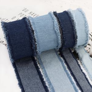 Pita Denim desainer buatan tangan dengan Spool rantai rumbai kain berjumbai untuk tas kain dan topi istilah renda baru - Product Image 4