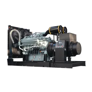 Powered by Japan genuine Mitsubishi 550kw generator 50Hz 60Hz 550kw diesel generator