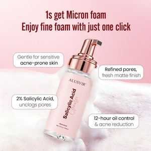 Mousse Nettoyante Visage Naturelle Coréenne à <span class=keywords><strong>l</strong></span>'<span class=keywords><strong>Acide</strong></span> <span class=keywords><strong>Salicylique</strong></span> et Niacinamide – Produits <span class=keywords><strong>de</strong></span> Soin pour la Peau – Nettoyant Moussant pour le Visage – Vente Directe Usine - Product Image 4