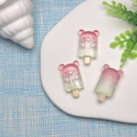 Simulación de frutas, helados y paletas de resina con base plana para scrapbooking, decoración de teléfonos, manualidades de joyería DIY y accesorios para lazos de pelo