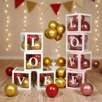 Boîtes à Ballons Populaires pour Décoration de Fête – Boîtes Transparentes Créatives pour Baby Shower – Cadeaux pour Bébé Garçon ou Fille – Vente en Gros et Personnalisation