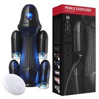 Appareil d'entraînement du pénis pour hommes, machine sexuelle, stimulateur vibrant du gland, jouets sexuels pour adultes