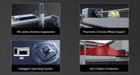 Staubschutzabdeckung für Aluminium-Laserschneidemaschine, CNC-Laserrohrschneidemaschine, Stahlplatten-Laserschneidemaschine, CNC-Laser-Blechschneidemaschine
