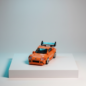 Blocs de construction en plastique PB8815 - Voiture éducative <span class=keywords><strong>Supra</strong></span> A80 sous licence - Vente en gros transfrontalière - Product Image 6