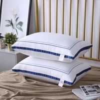 Casualpure Hôtel Qualité 200TC Fil Doux Cou Soutien Plume Velours Oreiller Haute Résilience Core Direct Usine Dropshipping
