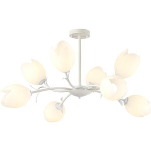 <span class=keywords><strong>2023</strong></span> nouveau Design LED lampes suspendues Suspension Luminaire pour salon restaurant éclairage à la maison moderne verre fleur accrocher lampe - Product Image 5