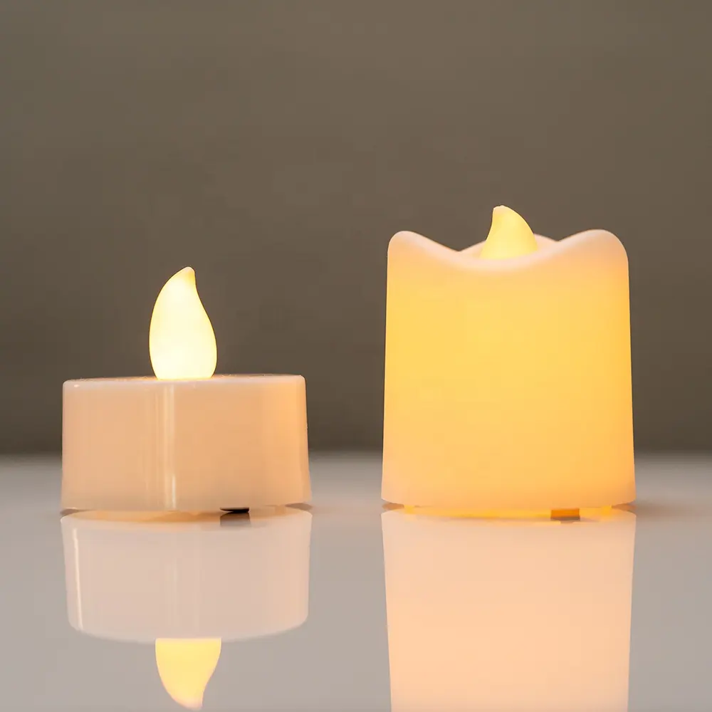 Mini candela lampeggiante elettronica multicolore di Royaltop candela a luce calda senza fiamma a LED