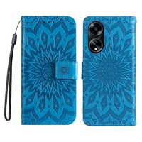 Étui portefeuille imprimé fleur de soleil pour Oppo A1 5G/A98 5G/F23 5G/Realme C53