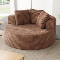 Ensemble de canapé-lit pliable en velours côtelé au design moderne, écologique, avec rembourrage en éponge pure, compressé sous vide, pour hôtel et salon