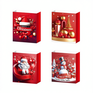 Bolsa de Regalo de Plástico Dorado Estampado en Caliente 31*40*12 para Navidad y Fiestas BOLSA REGALO Artículos para Fiestas Navideñas - Product Image 1