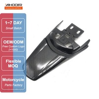 Garde-boue arrière court en fibre de carbone noire de haute qualité pour vélo électrique tout-terrain Surron Light Bee