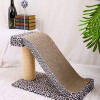 Lit pour chat, arbre à chat, griffoir – Durable, multifonctionnel, en panneau de particules de qualité E1, écologique, style épuré, pour intérieur