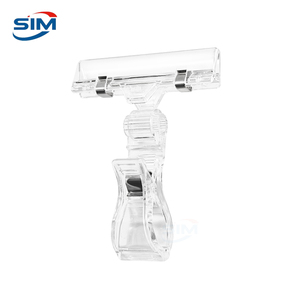 Clip per Display POP girevoli in 360 di plastica trasparente con cartellini per supermercati e cartellini per negozi al dettaglio - Product Image 3