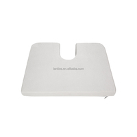 Coussin de siège carré en mousse à mémoire de forme antidérapant pour fauteuil roulant, tissé, amovible et lavable, 100% polyester, design ergonomique