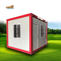 Maison préfabriquée 10 pieds Mini bureau mobile pliable extensible de luxe Magasin modulaire Maison en conteneur