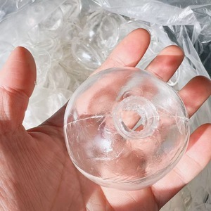 Balle transparente blanche laiteuse faite à la main, balle anti-stress souple à faire soi-même, jouet de décompression vide à remplir soi-même - Product Image 3