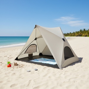 Cabaña de Playa Instantánea de Lujo con Protección UV UPF50, Tela Resistente al Agua, Marco de Aluminio, Sombra Estable - Product Image 3