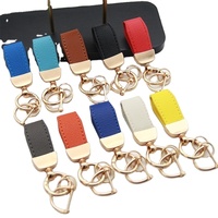 Porte-clés tendance en alliage de zinc, design tête de radis, motif chèvre, style minimaliste, article cadeau d'affaires, vente directe, le plus vendu