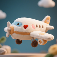 Kunden spezifische Plüsch Flugzeugs pielzeug Fabrik Großhandel Plüschtiere Benutzer definierte süße Flugzeug puppe Personal isierte Gefüllte Plüschtiere