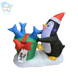 4ft 1.2m Led Lumineux Extérieur Cour De Noël Bas <span class=keywords><strong>Gonflable</strong></span> Décoration De Noël <span class=keywords><strong>Pingouin</strong></span> - Product Image 2