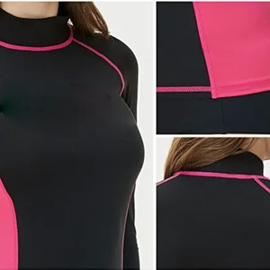 T-shirt de fitness à manches longues pour femme, respirant, maillot de bain anti-UV, chemise de surf - Product Image 5