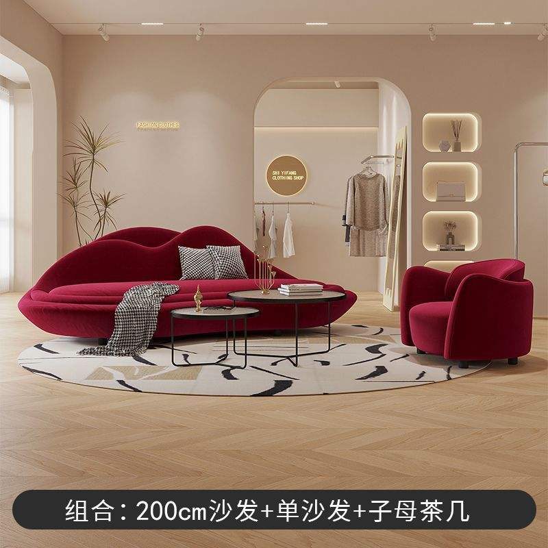 Mesa de centro de tres plazas y individual