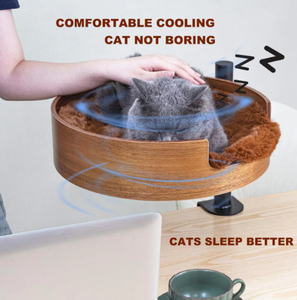 Ahşap masa L çerçeve kutulu Snap düğmesi kapatma ile yüksekliği ayarlanabilir kedi yatak kedi severler için yeni tasarım evcil hayvan kafesi - Product Image 2