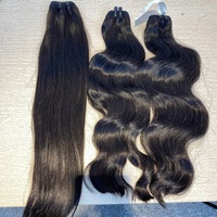Rambut Manusia Mentah 100% Tanpa Proses, Rambut Keriting India, Donor Tunggal, Rambut Keriting Burma, Bundel Rambut Alami