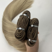 Extensions de cheveux 100% humains Remy, pointes épaisses, double trame, cuticules intactes, trame de cheveux brésiliens, trame de cheveux russes