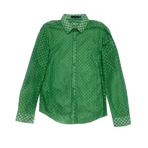 Bán buôn các tính năng mới lưới Rỗng ra giản dị dài tay áo cá nhân Áo sơ mi màu rắn cho nam giới sehe thời trang - Product Image 1