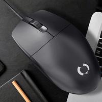 Dimao DM01Computer Mouse Wired, Macally Silent USB Mouse -Slim Compact USB Mouse for Apple Mac or Windows PC Laptop Desktop