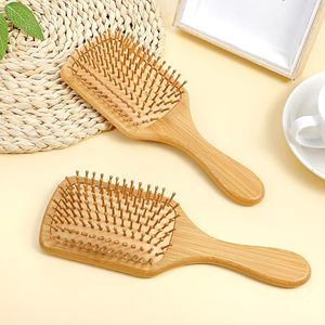 Brosse de massage à manche en bois, brosse de nettoyage pour salon, brosse à coussin d'air, brosse à cheveux Lazer courante - Product Image 6