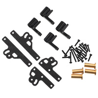 Support d'amortisseur réglable en fibre de carbone pour voiture modèle RC Crawler 1/24, pièces de rechange et accessoires de mise à niveau