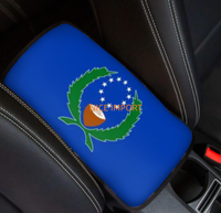 Meilleures ventes : Coussin d'accoudoir universel pour console centrale de voiture, protection de boîte de rangement, compatible SUV, berline, camion – Drapeau de Montserrat