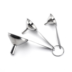 Funis de metal pequenos para engarrafamento de aço inoxidável, transferindo óleos essenciais, líquidos, temperos, ingredientes secos, pó - Product Image 6
