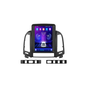 Radio voiture pour Hyundai Santa Fe 2 2006 - 2012 Multimédia Ecran Vertical Navigation <span class=keywords><strong>GPS</strong></span> Android Auto 2 Din 2din DVD - Product Image 1