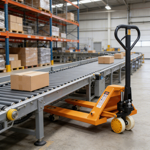 مضخة هيدروليكية 1200 مم لرفع البضائع بشعار مخصص وشهادة CE، رافعة يدوية هيدروليكية للمنصات - Product Image 1