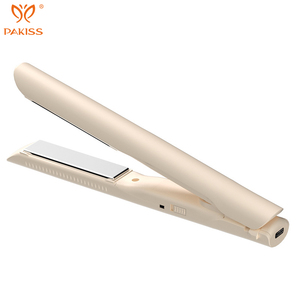 Plancha de Pelo PAKISS de Cerámica para Viajes, Hogar y Hotel, con Conexión USB, Función Dual Húmedo/Seco, Control de Temperatura de 160-185 °C - Product Image 1