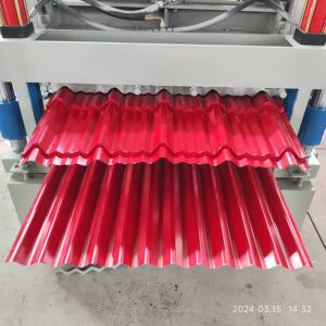 שתי שכבה אחת של אריח גג להרכיב מכונות יש מספר דיאגרמות פרופיל אריח, קטלוגים של מוצרים ניתן לספק. - Product Image 4