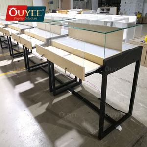 Mostrador de vidrio Tienda de humo Vitrinas Dispensario Vitrinas Gabinete de tabaco Dispensario Tienda Exhibición - Product Image 4