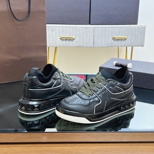 Chaussures décontractées en cuir véritable et maille, légères, respirantes, à semelle épaisse, basses, pour la marche saine des hommes en milieu urbain - Product Image 3