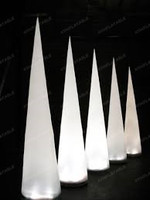 Sortie d'usine led éclairage gonflable cône d'air pour l'étape/décoration de fête/événement