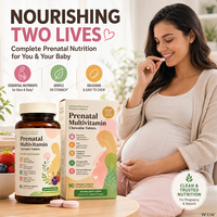 Complexe multivitaminé prénatal à croquer avec fer, DHA, choline et calcium – Soutient la santé immunitaire – Complément nutritionnel pour femmes enceintes