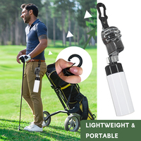 Accessoires de golf Serviette de nettoyage pour balles de golf Serviette gaufrée en microfibre magnétique personnalisée Logo personnalisé avec brosse de golf