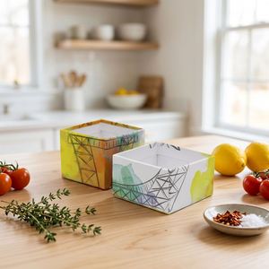 Caja de Regalo Cuadrada con Impresión Artística, Empaque de Papel Rígido, Impresión UV, Diseño Personalizado, Caja de Regalo y Artesanía de Moda - Product Image 2